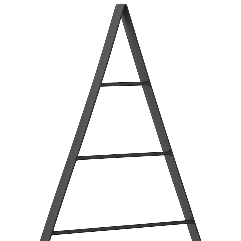 Metall Weihnachtsbaum mit Ständer Schwarz 60 cm Stahl