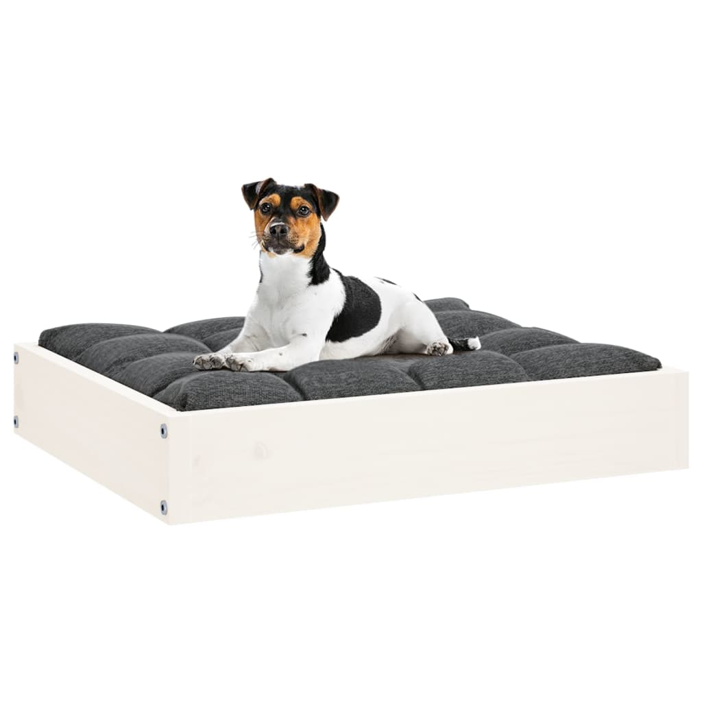 Hundebett 51,5x44x9 cm Massivholz Kiefer