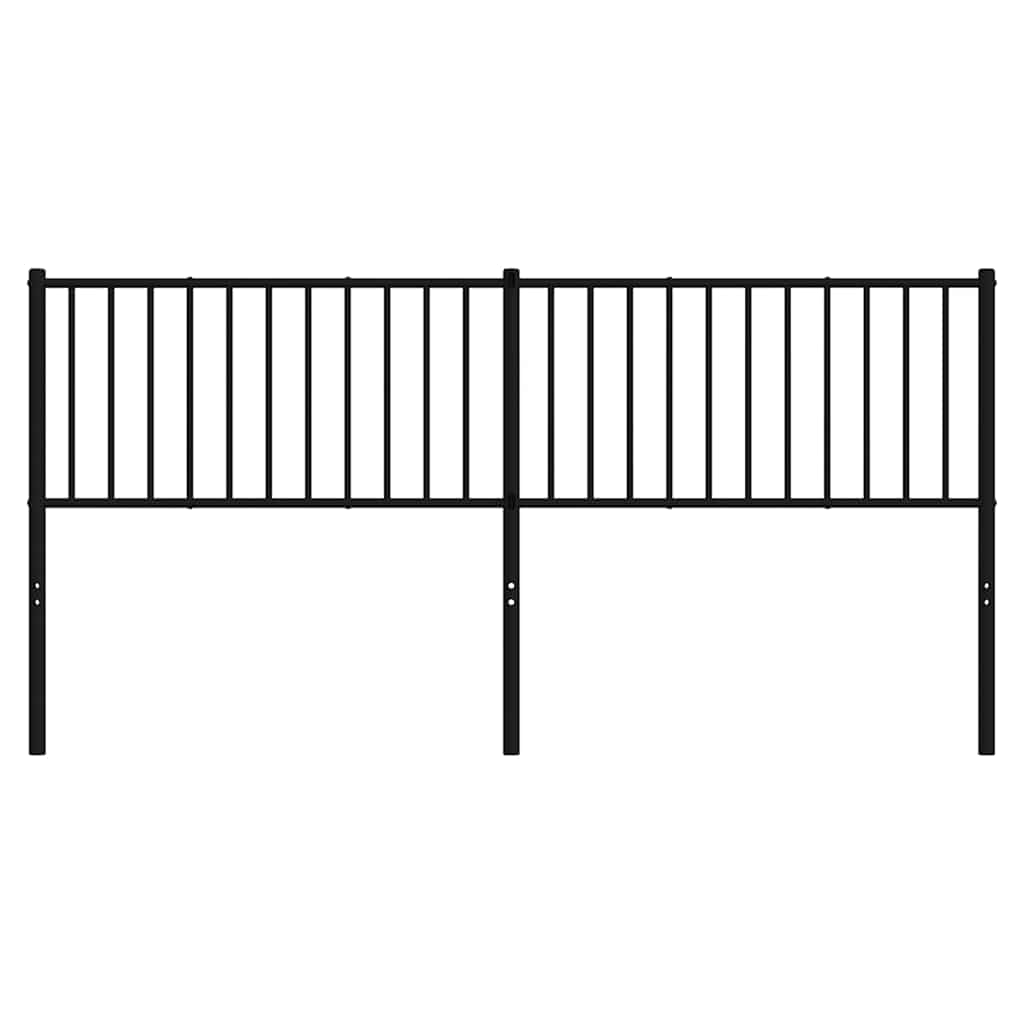 Ersatz-Kopfteil Metall Schwarz 75 cm