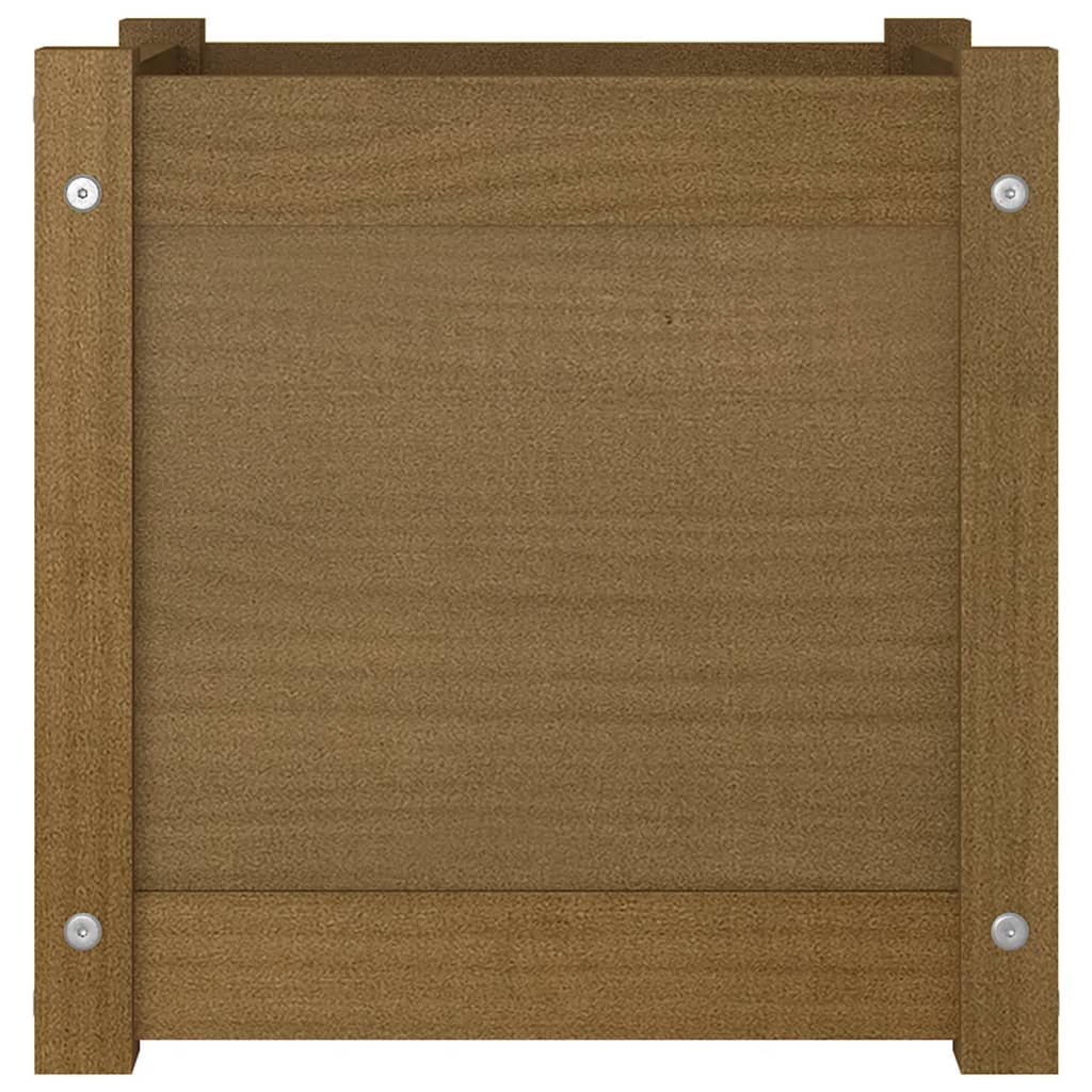 Pflanzkübel 2 Stk. 40x40x40 cm Massivholz Kiefer