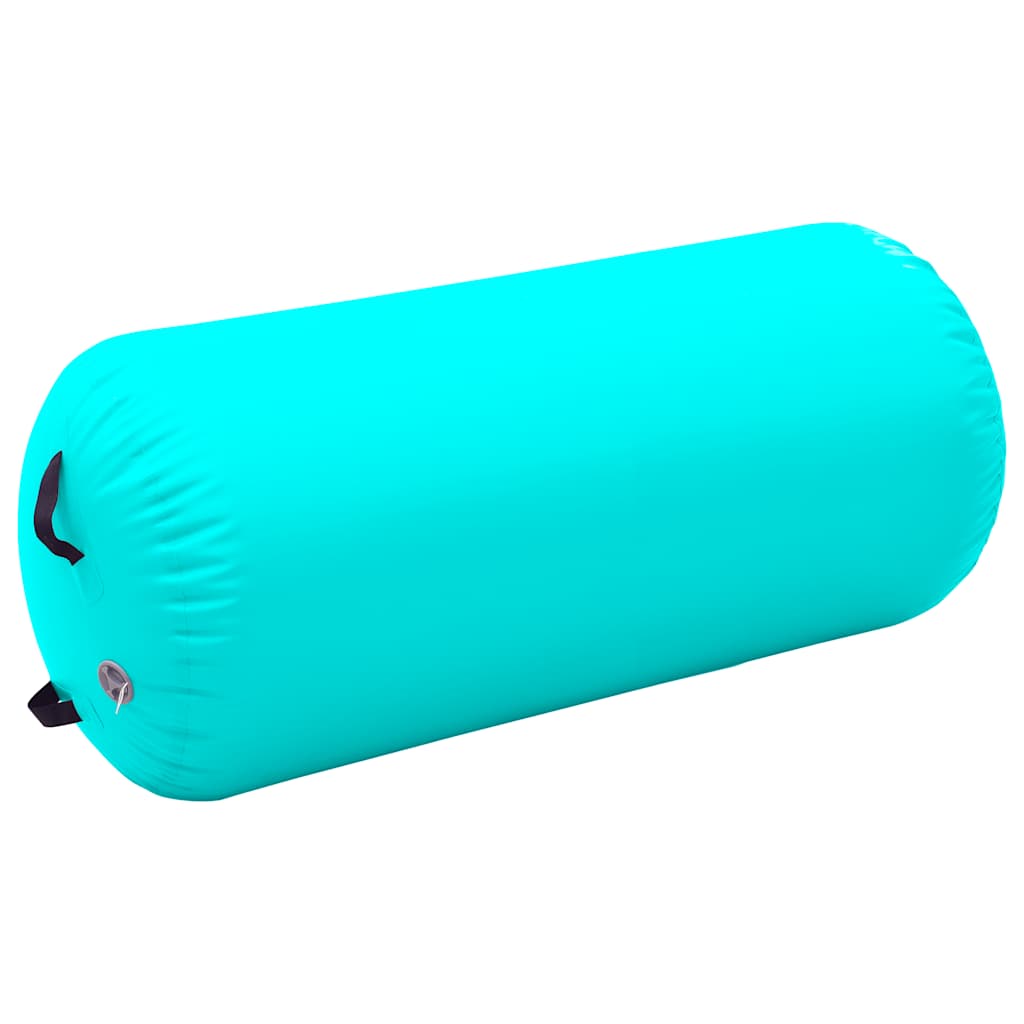 Aufblasbare Gymnastik-Rolle mit Pumpe 100x60 cm PVC Rosa
