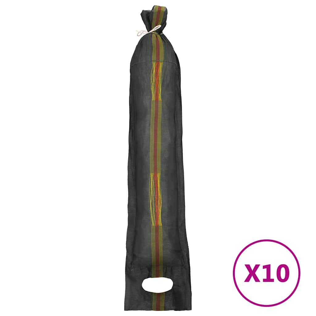 Sandsäcke 10 pcs Grün 120 x 27 cm HDPE