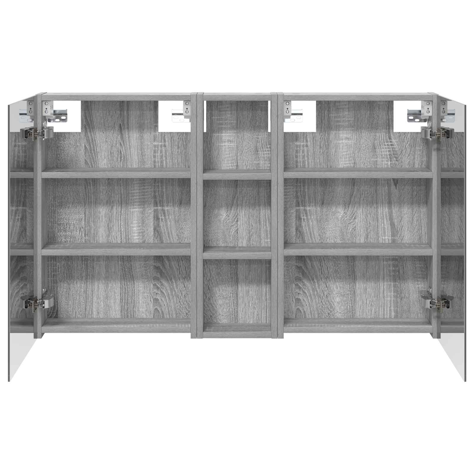 Badezimmerschrank-Set 3 pcs 80 x 10,5 x 50 cm Holzwerkstoff