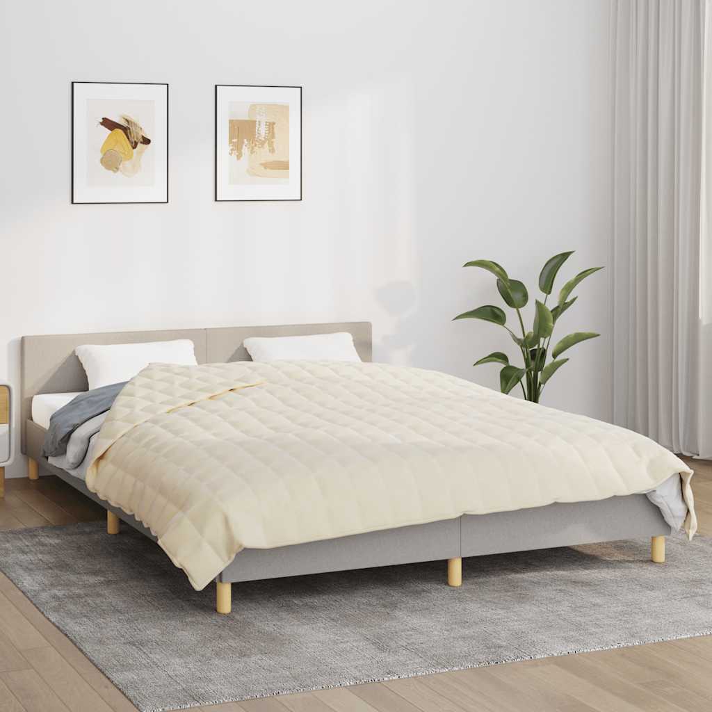 Gewichtsdecke Grau 122x183 cm 5 kg Stoff