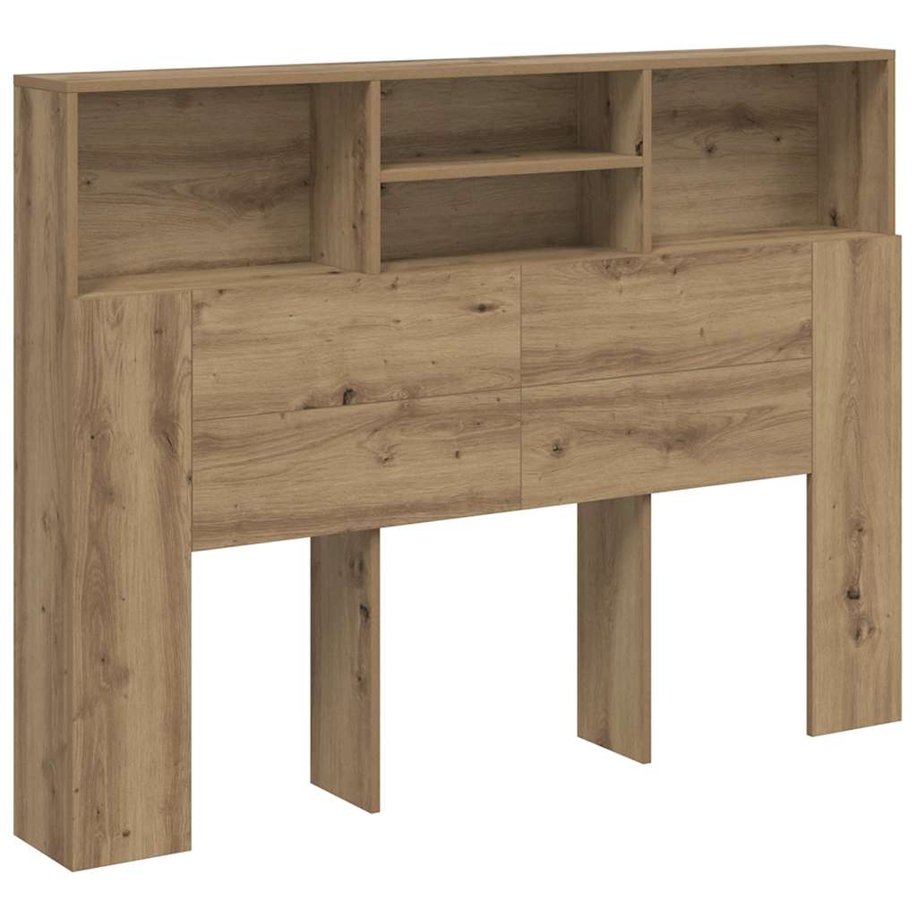 Bett-Kopfteil mit Ablagen Weiß 100x19x103,5 cm