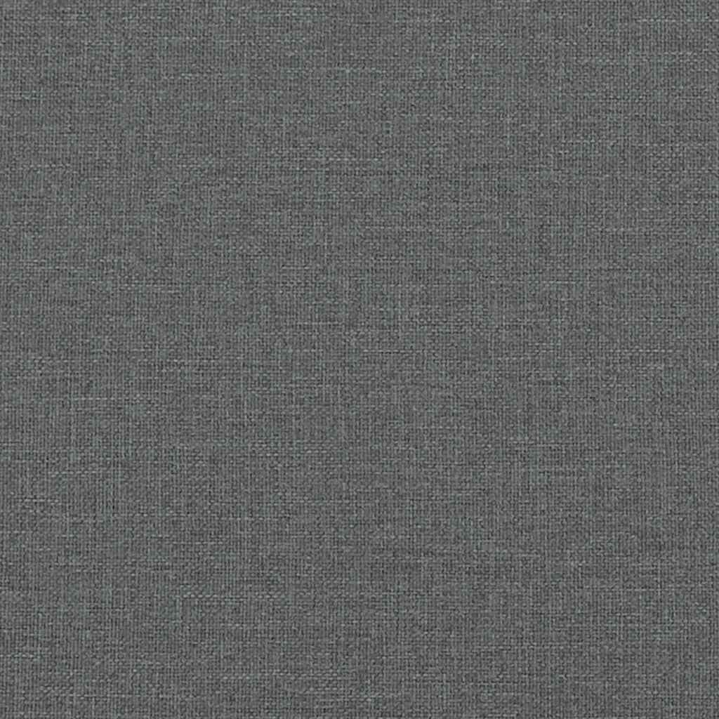 Bettgestell "Dover" Hellgrau 100x190 cm Stoff