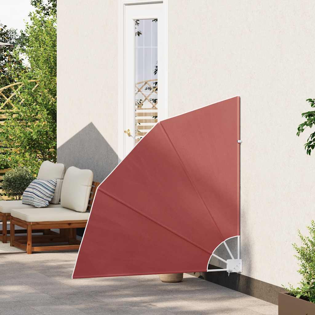 Faltbarer Balkonfächer Grau 210×210 cm