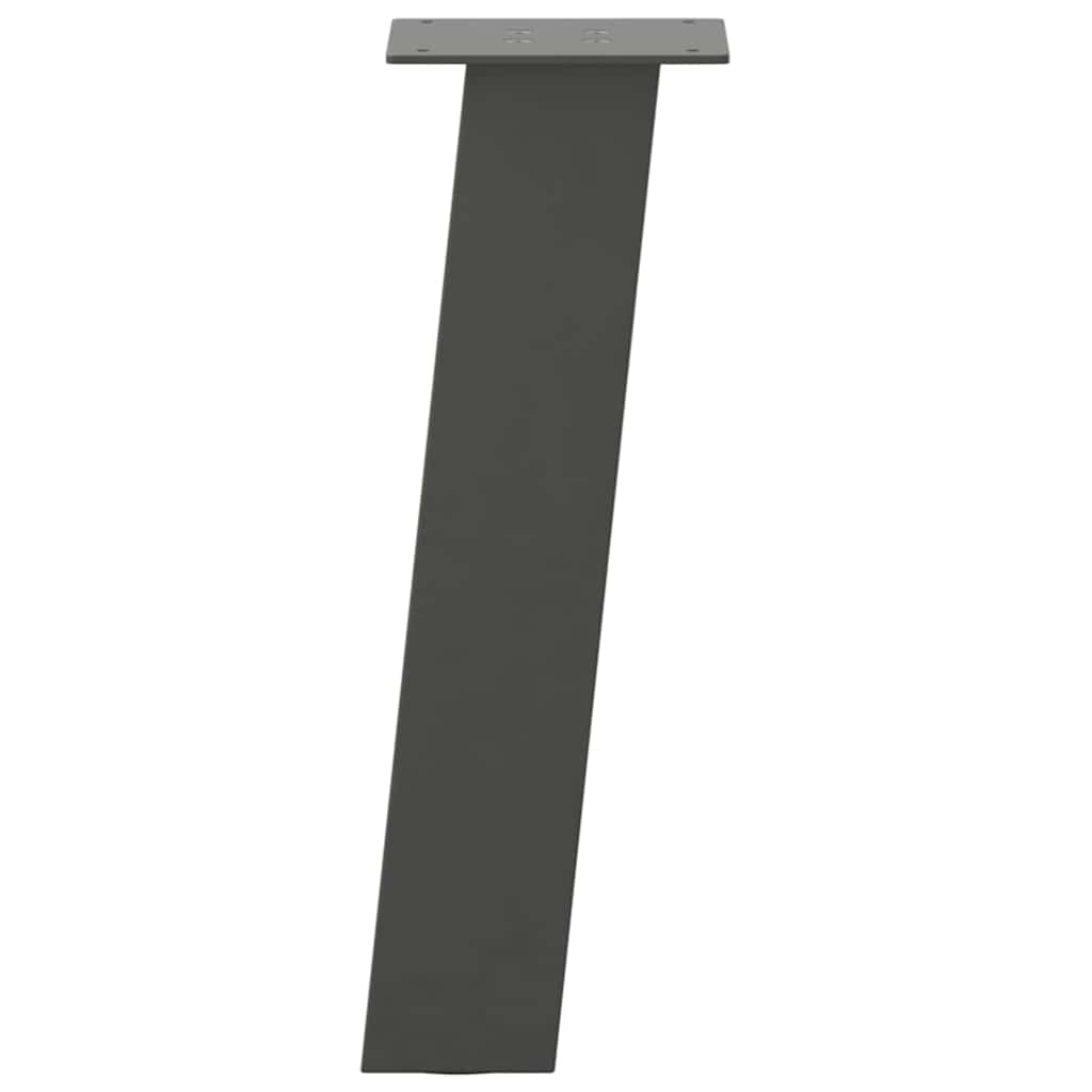 Couchtischbeine 4 Stk. Schwarz 30 cm Stahl