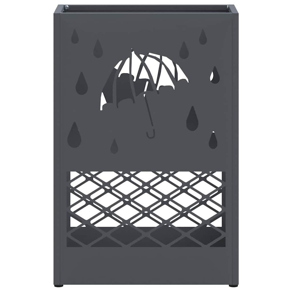 Regenschirmständer Schwarz 28 x 12 x 41 cm Stahl