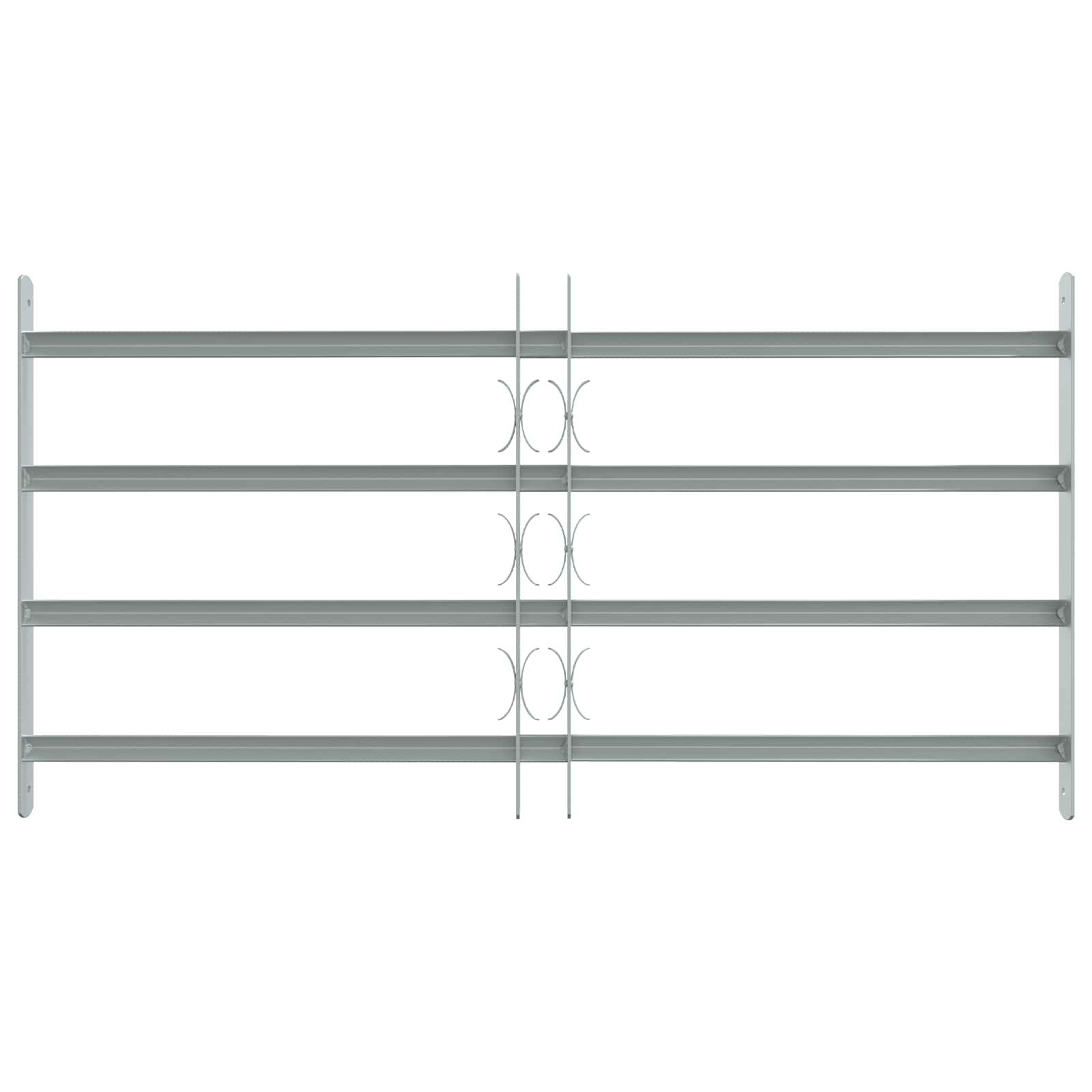 Fenstergitter Verstellbar mit 3 Querstäben 500-650 mm