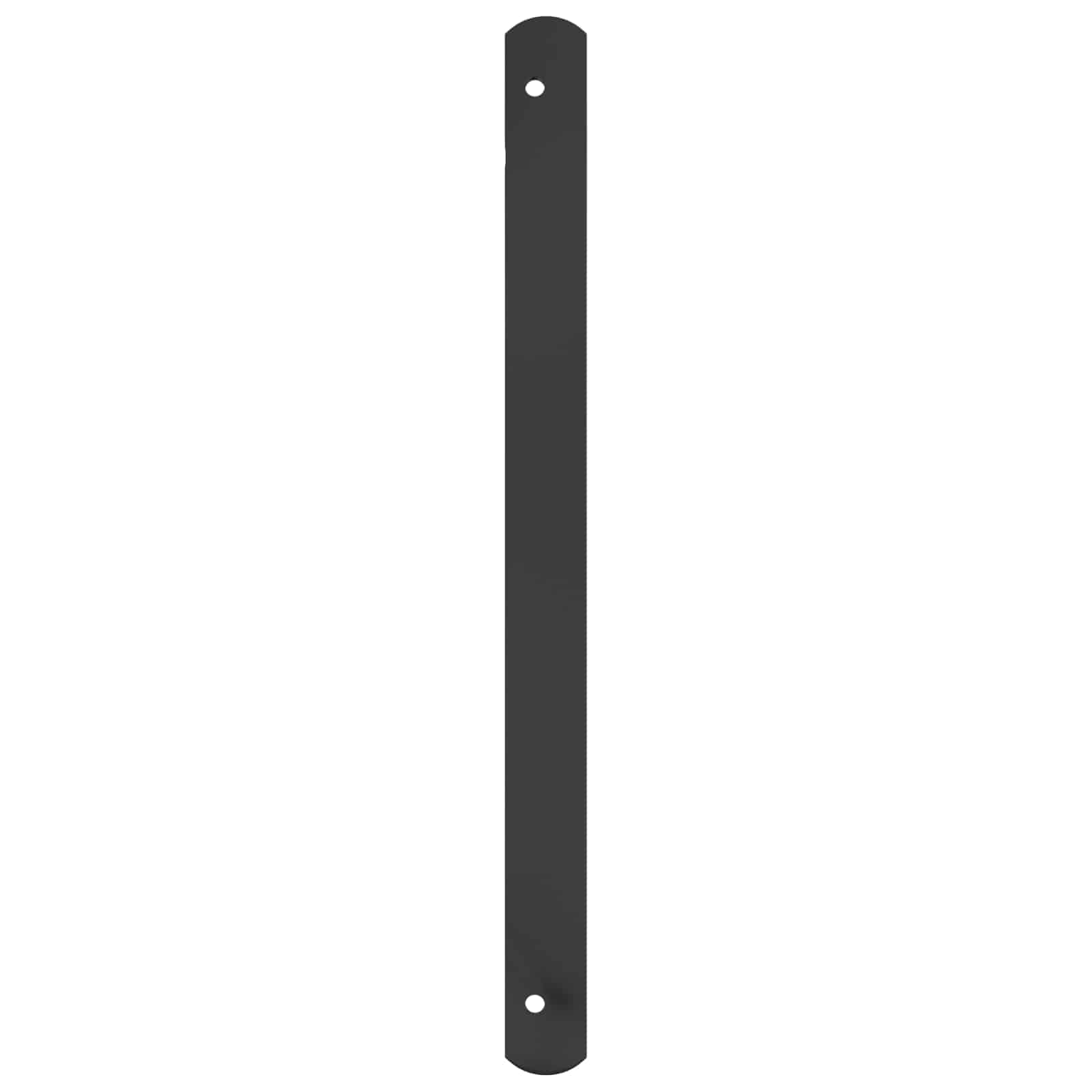 Fenstergitter 76 x 30 cm Pulverbeschichteter Stahl Schwarz
