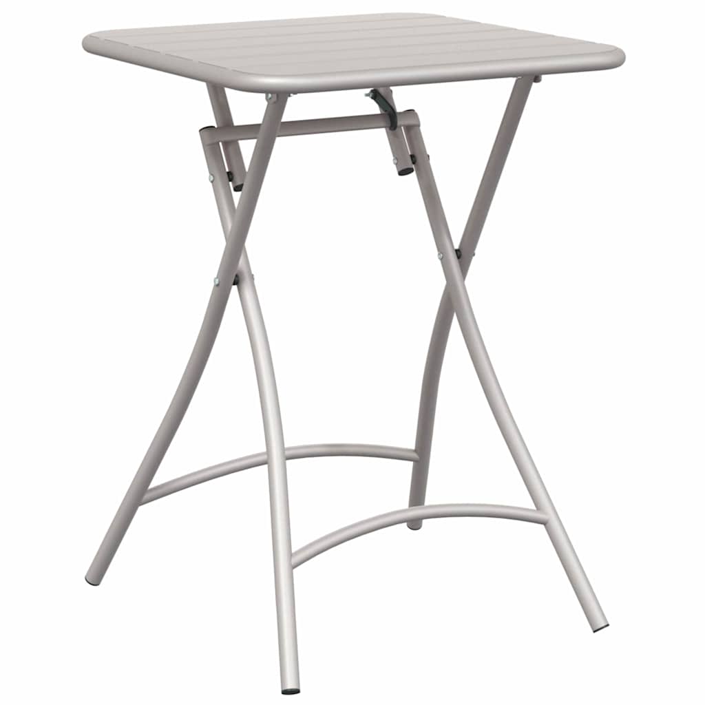 Bistrotisch Weiß 55 x 55 x 72,5 cm Pulverbeschichteter Stahl