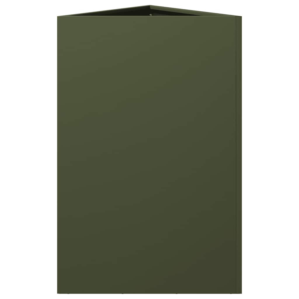 Pflanzkübel 30x26x75 cm Cortenstahl
