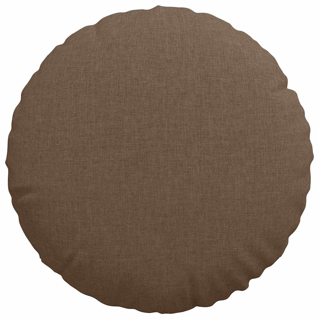Sitzkissen 2 pcs Hellgrau Ø30 x 13 cm Stoff