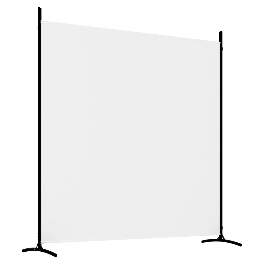 Einzel Panel Raumteiler Beige 175 x 180 cm Stoff