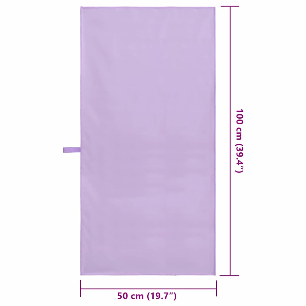 Sporthandtücher 2 pcs Schwarz 50 x 30 cm Polyester und Polyamid