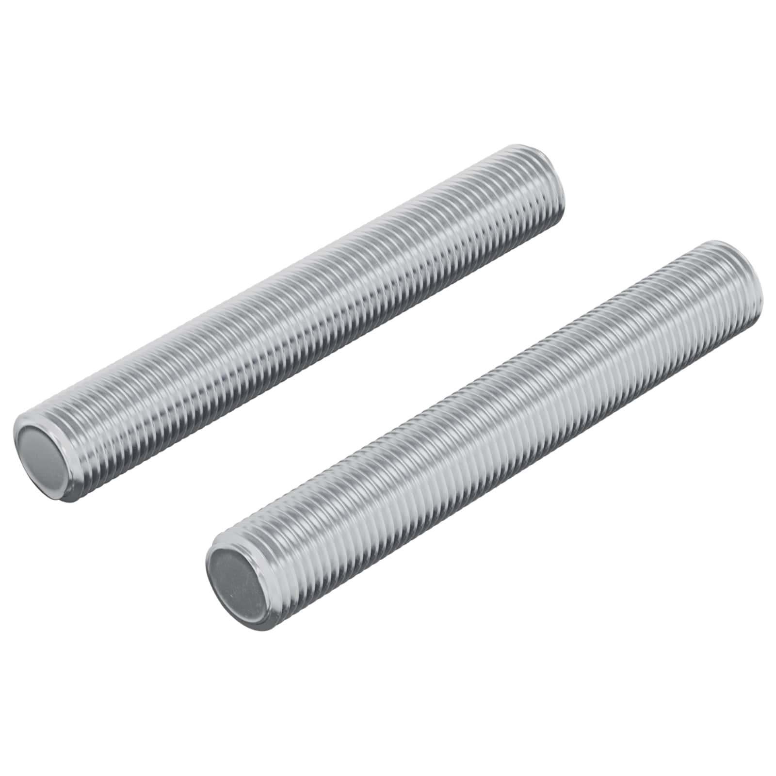Gewindestange 2 pcs Silber 6 x 120 mm Stahl
