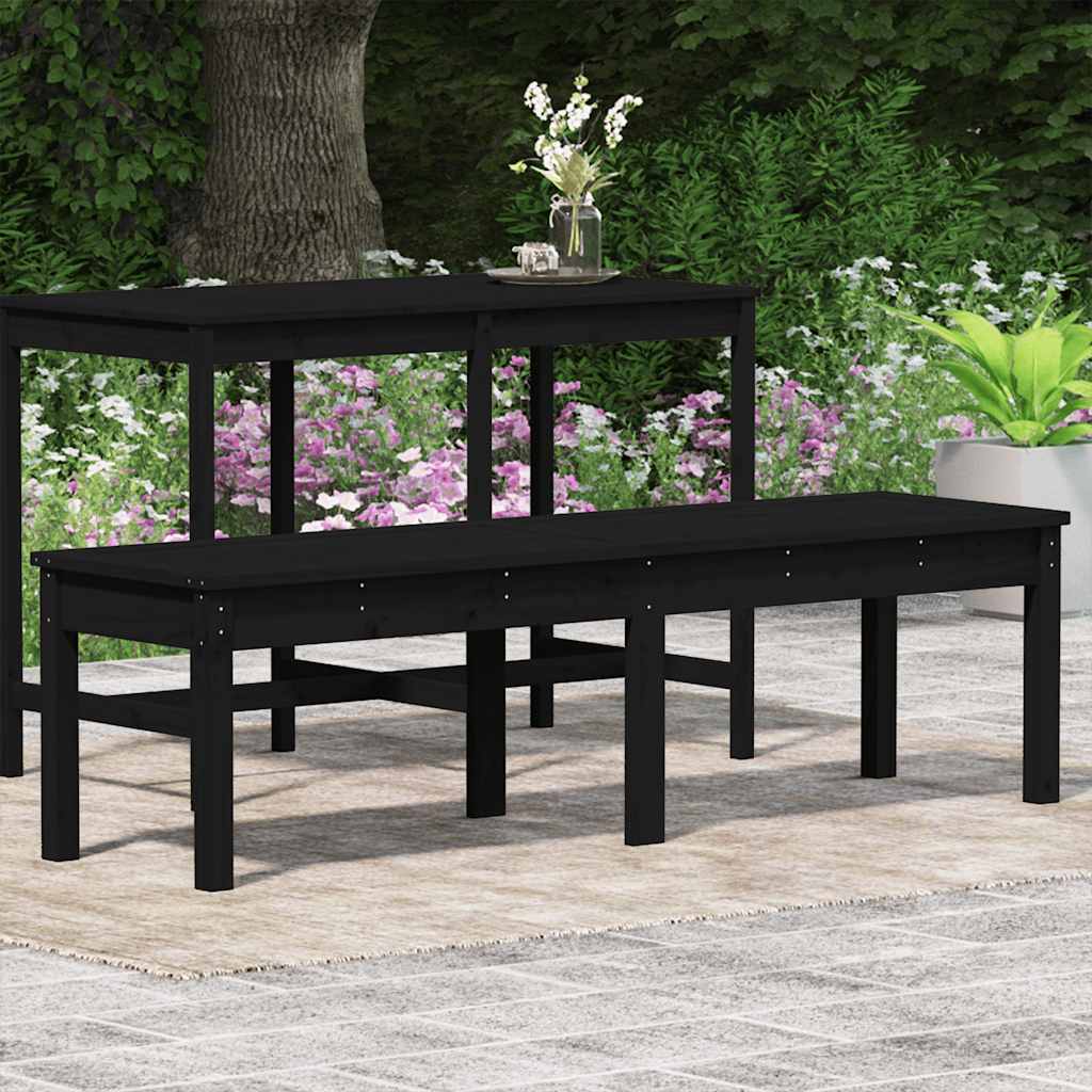 Gartenbank 50x44x45 cm Massivholz Kiefer