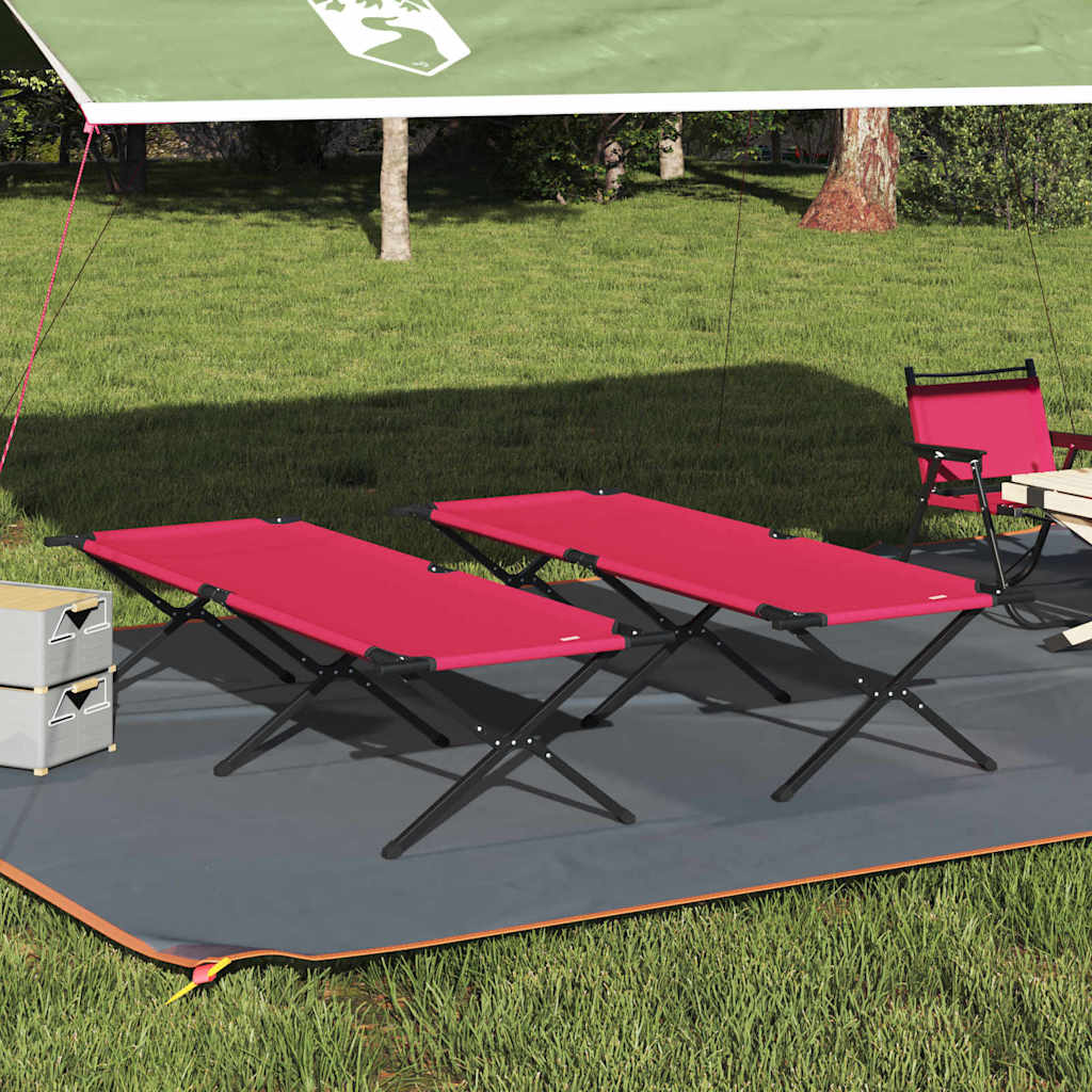 Klapp Schlafbett fürs Camping Blau 193 x 69 x 45 cm