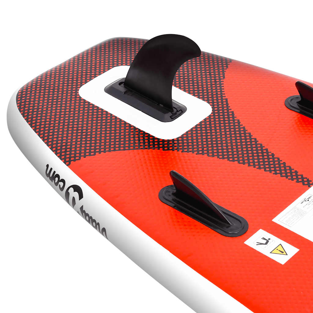 SUP-Board-Set Aufblasbar Blau 300x76x10 cm