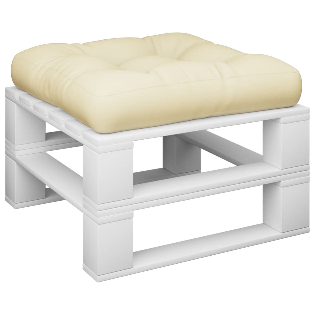 Palettenkissen Anthrazit 50x50x12 cm Stoff