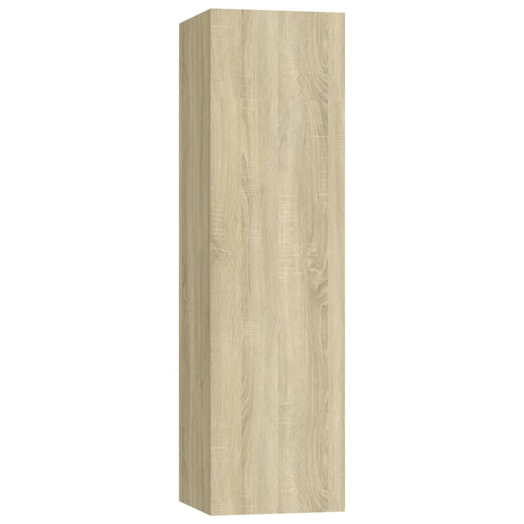 4-tlg. TV-Schrank-Set Weiß Holzwerkstoff