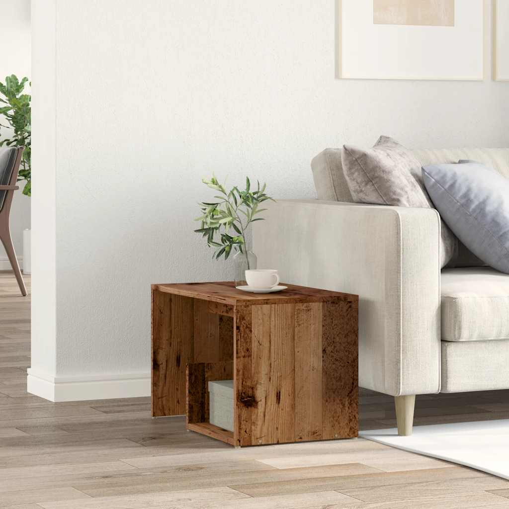 Beistelltisch Weiß 59x36x38 cm Holzwerkstoff