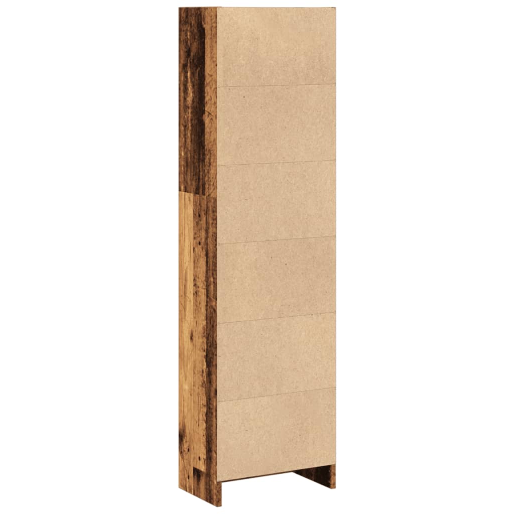 Bücherregal Weiß 40x24x75 cm Holzwerkstoff