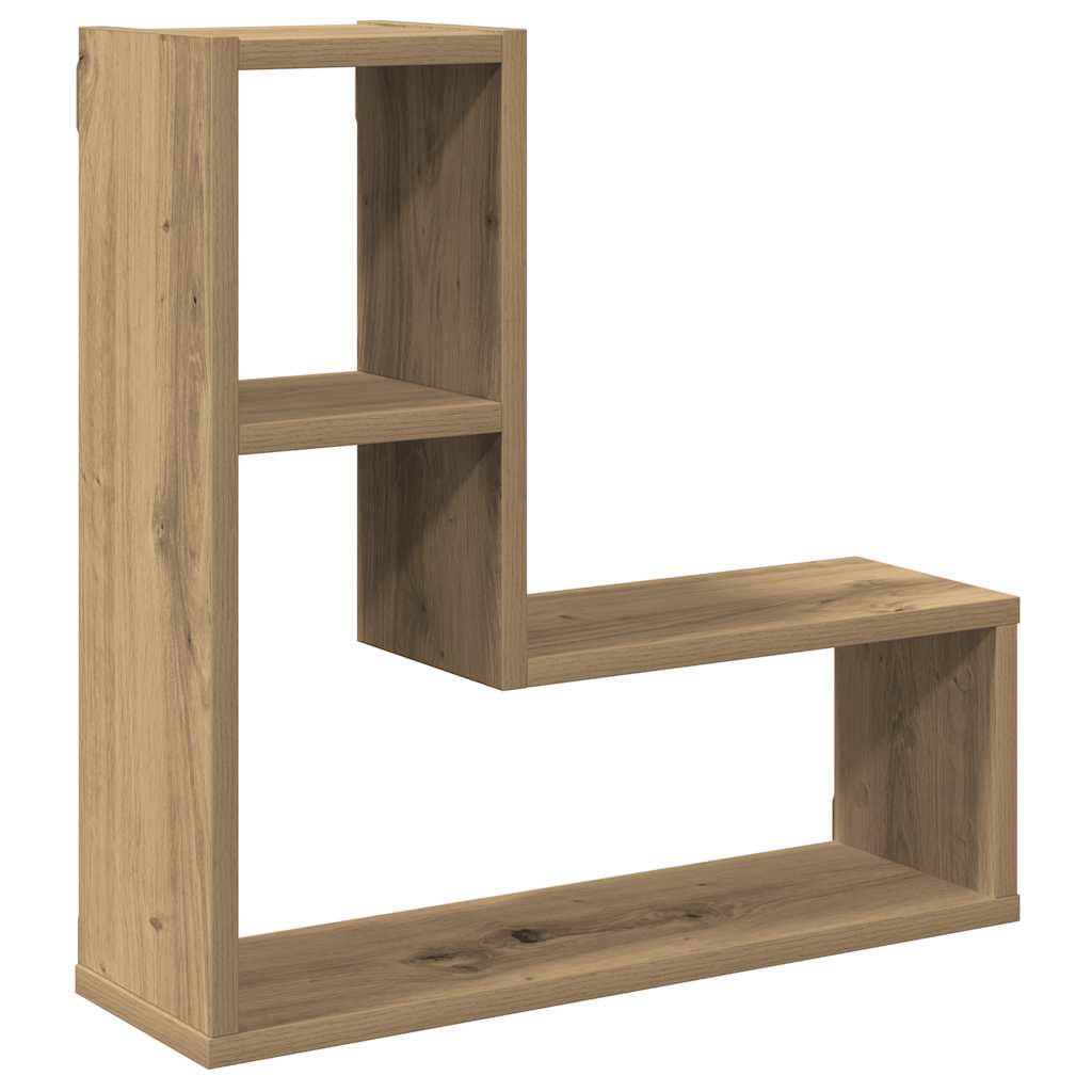 Wandregale 2 Stk. Weiß 50x15x50 cm Holzwerkstoff