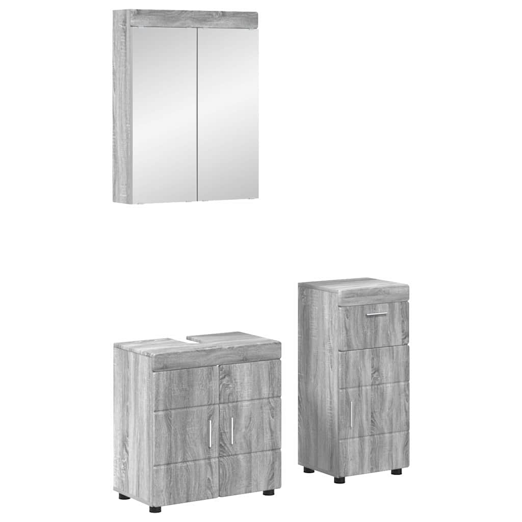 Badezimmermöbel-Set TULUM 2 pcs Weiß 60 x 34 x 63 cm