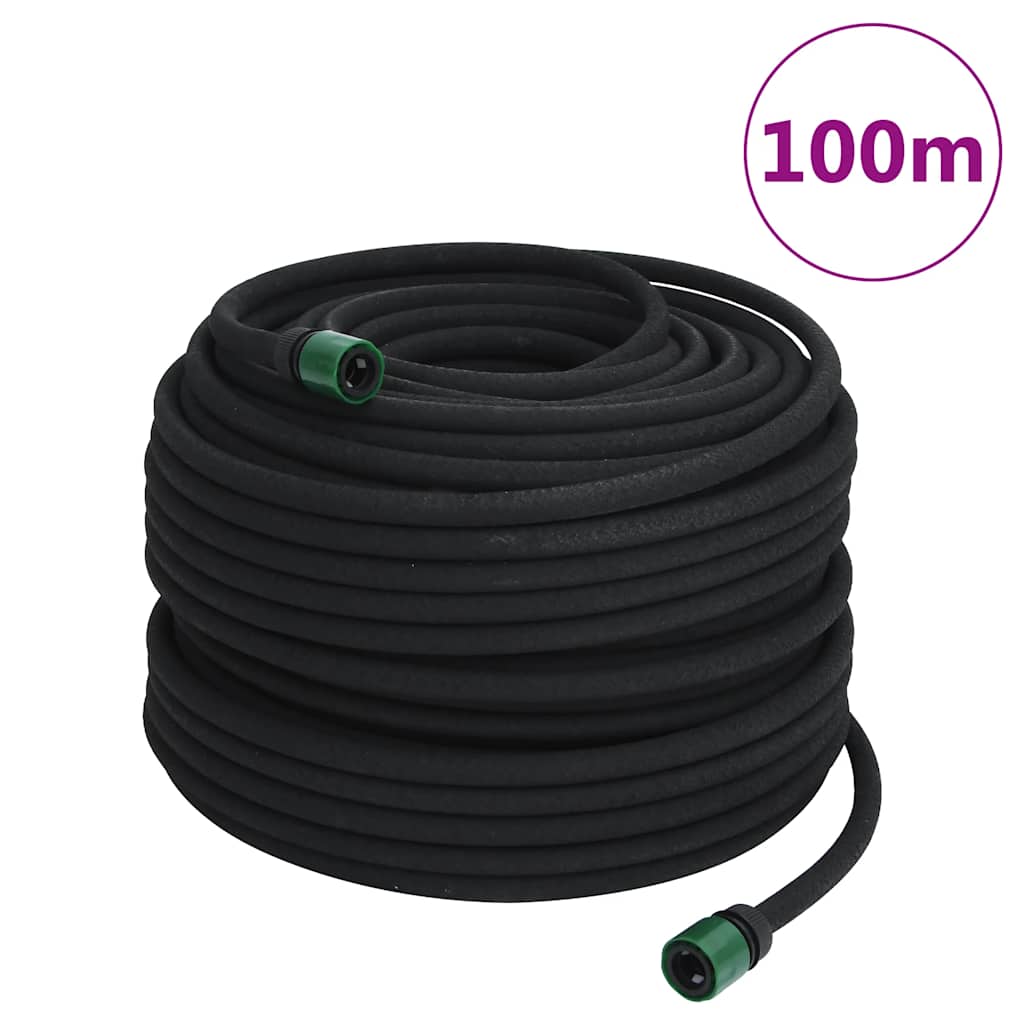 Tropfschlauch Schwarz 0,6" 10 m Gummi