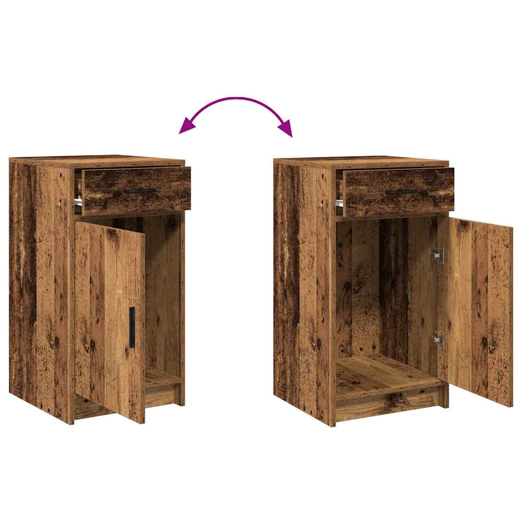 Schminktisch mit Tür 2 pcs Weiß 50 x 41 x 135 cm Holzwerkstoff
