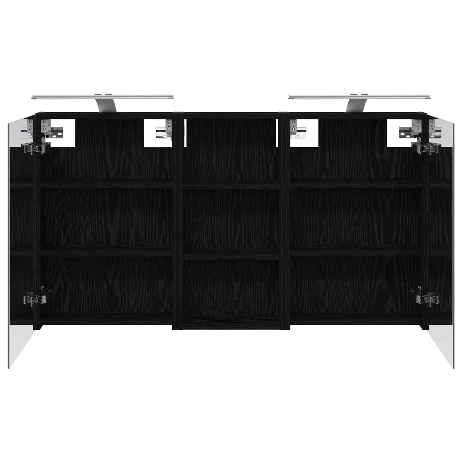 Badezimmerschrank-Set 3 pcs 80 x 10,5 x 50 cm Holzwerkstoff