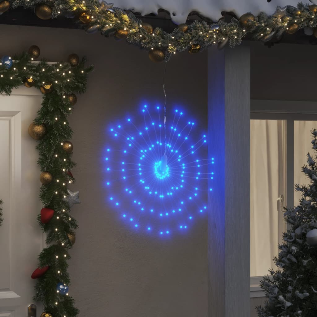 Weihnachtsbeleuchtung Feuerwerk 140 LEDs Warmweiß 17 cm