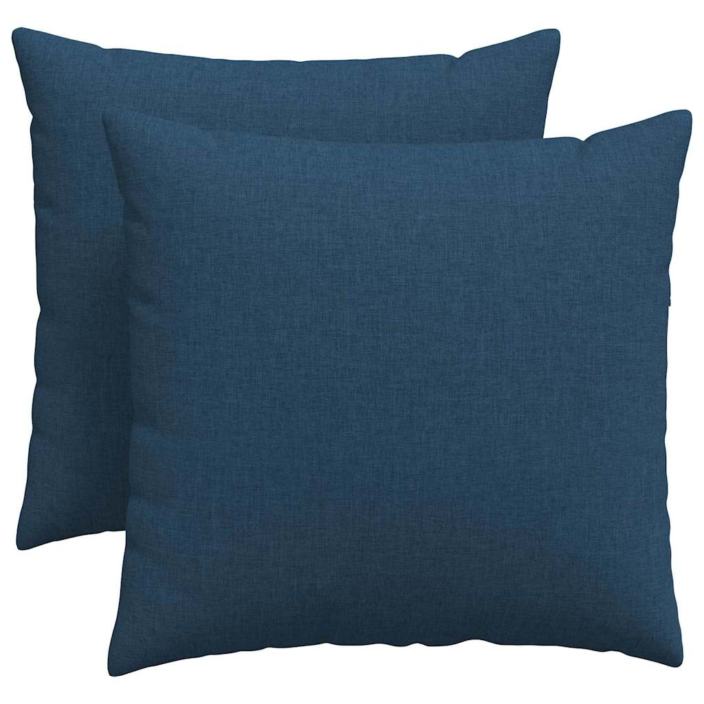 Sofakissen 2 pcs Hellgrau 50 x 30 cm Stoff