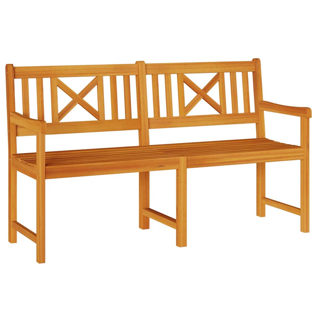 Bank Outdoor Natur 110 x 56 x 90 cm Massivholz Akazie