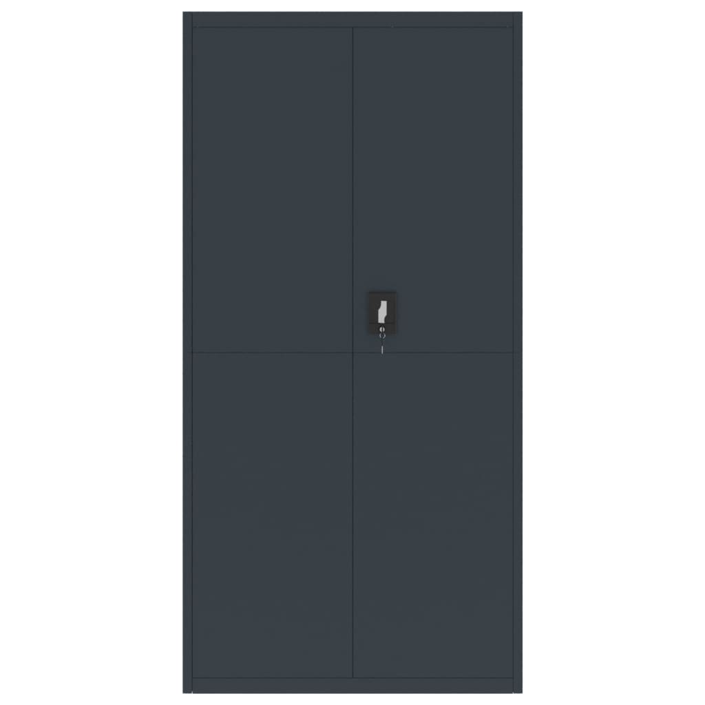 Aktenschrank Weiß 90x40x110 cm Stahl