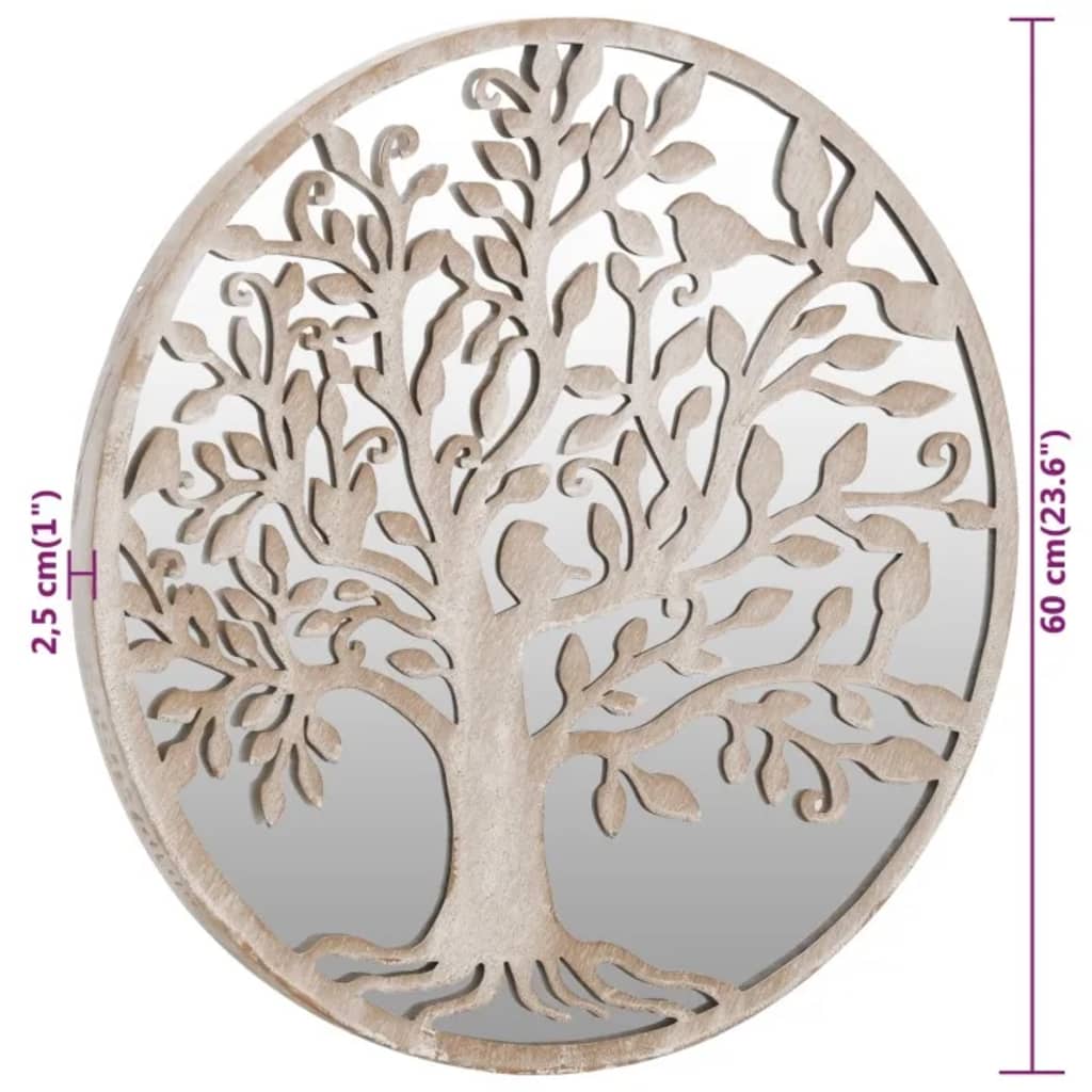 Gartenspiegel Sand 40x2,5 cm Eisen Rund