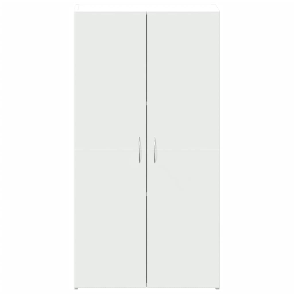 Aktenschrank Weiß 60x32x153 cm Holzwerkstoff