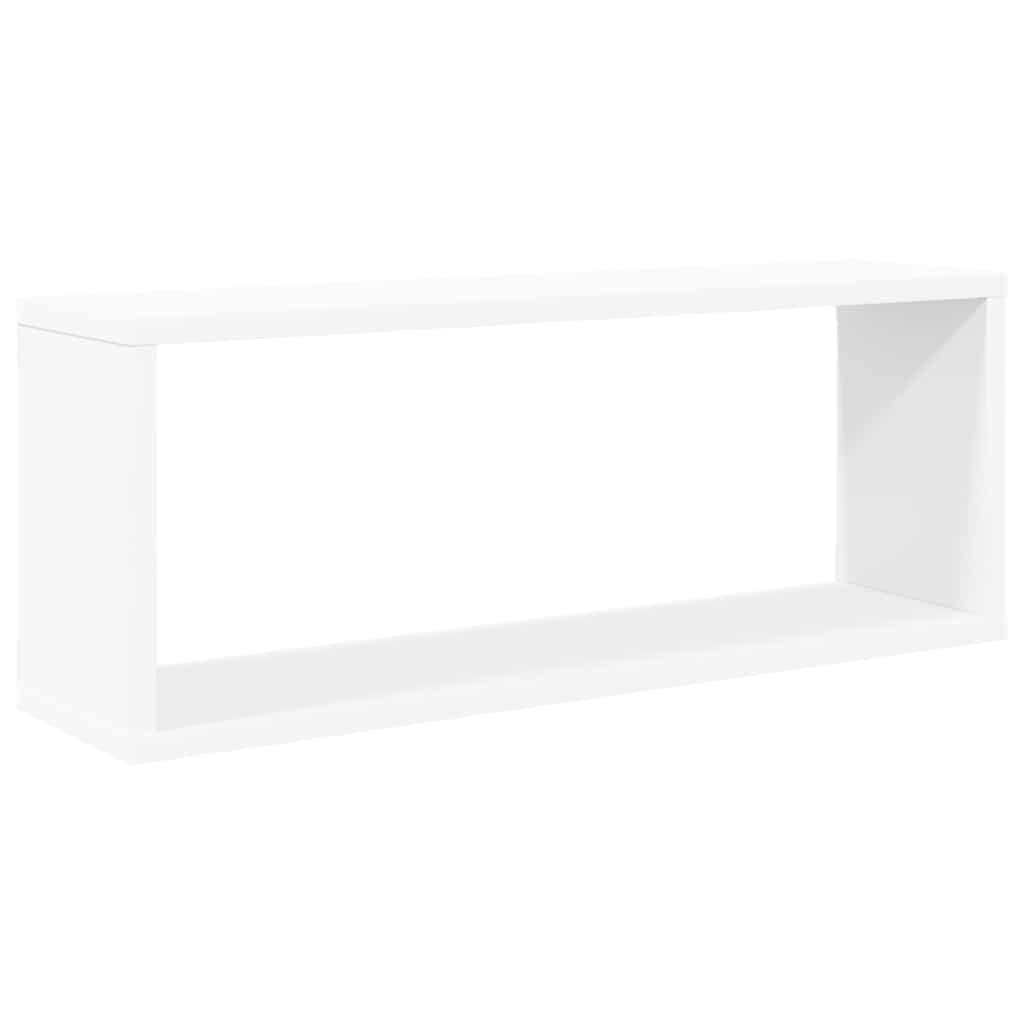 Würfelregale 2 Stk. Weiß 30x15x30 cm
