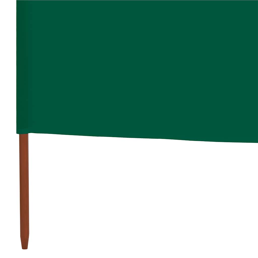 3-teiliges Windschutzgewebe 400 x 120 cm Weiß