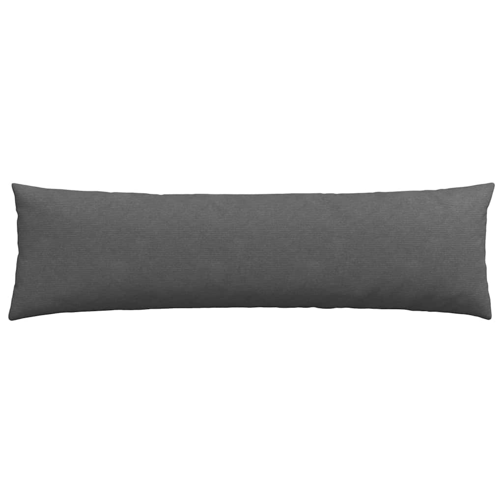 Sofakissen 2 Stück Hellgrau 50 x 30 cm Cordstoff