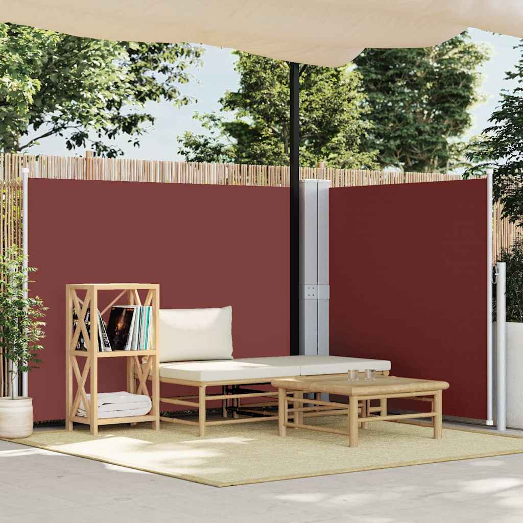 Ausziehbare Seitenmarkise 160×600 cm Braun