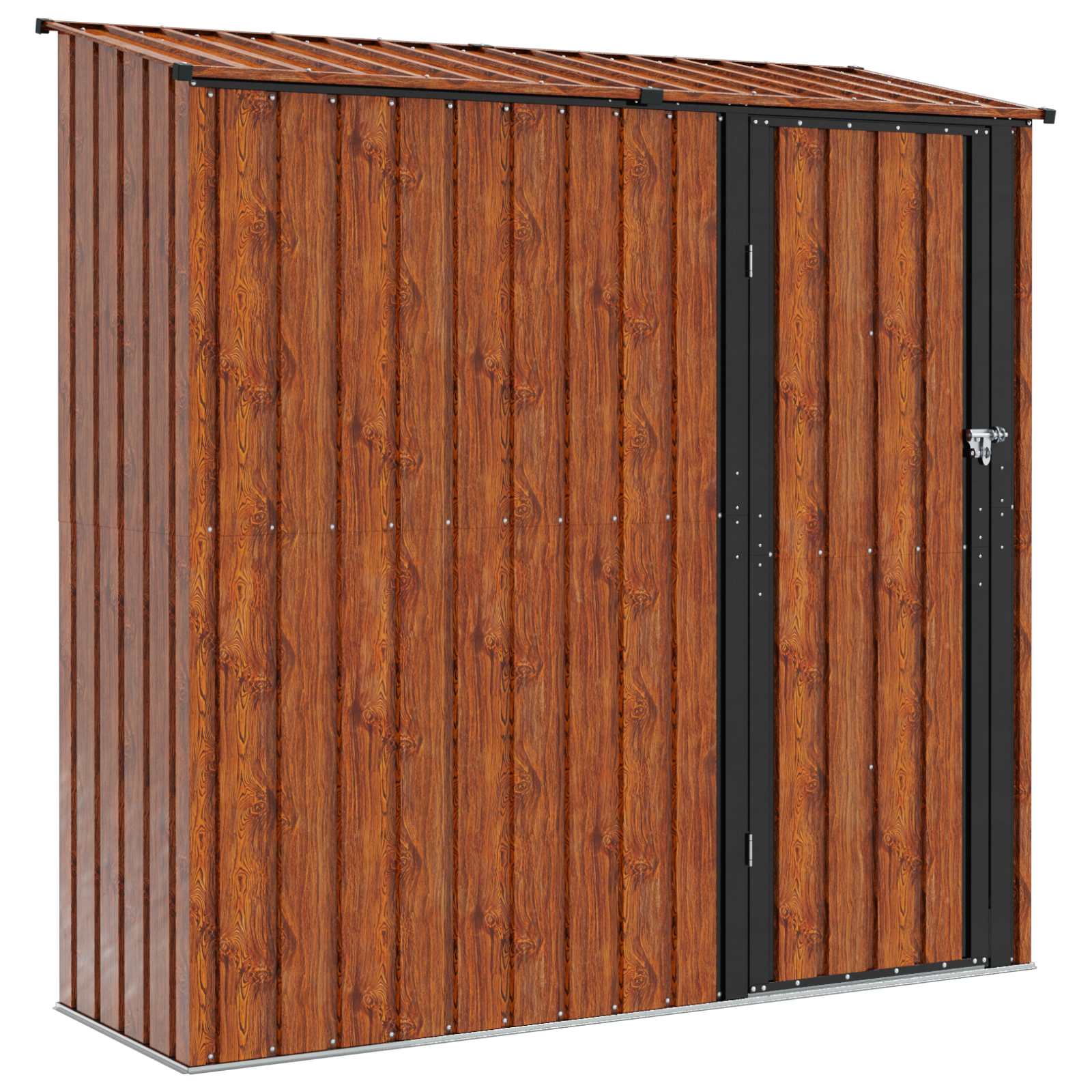 Gartenhütten Anthrazit 103 x 74 x 200 cm Metall