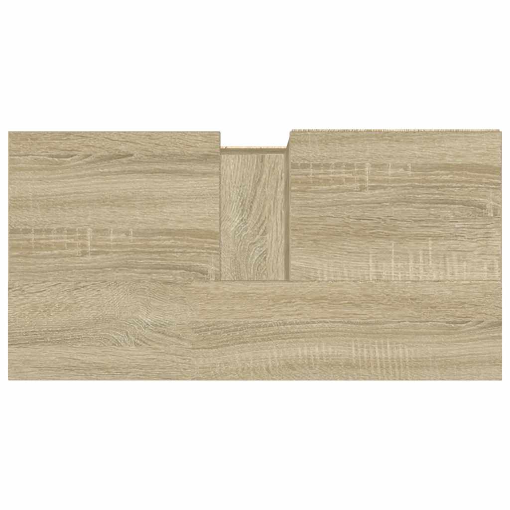 Badschrank Weiß 65x33x60 cm Holzwerkstoff