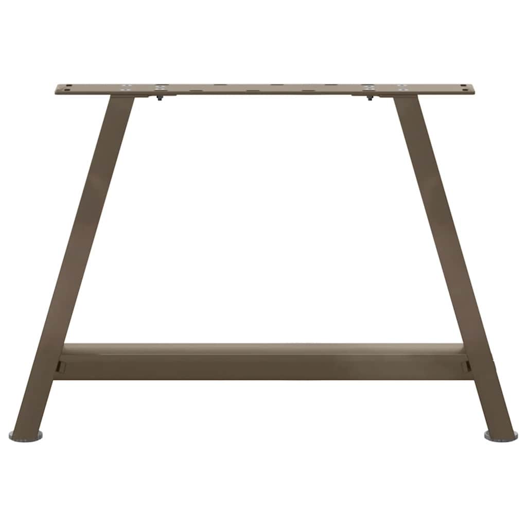 Couchtischbeine A-Form 2 Stk. 30x(30-31) cm Stahl