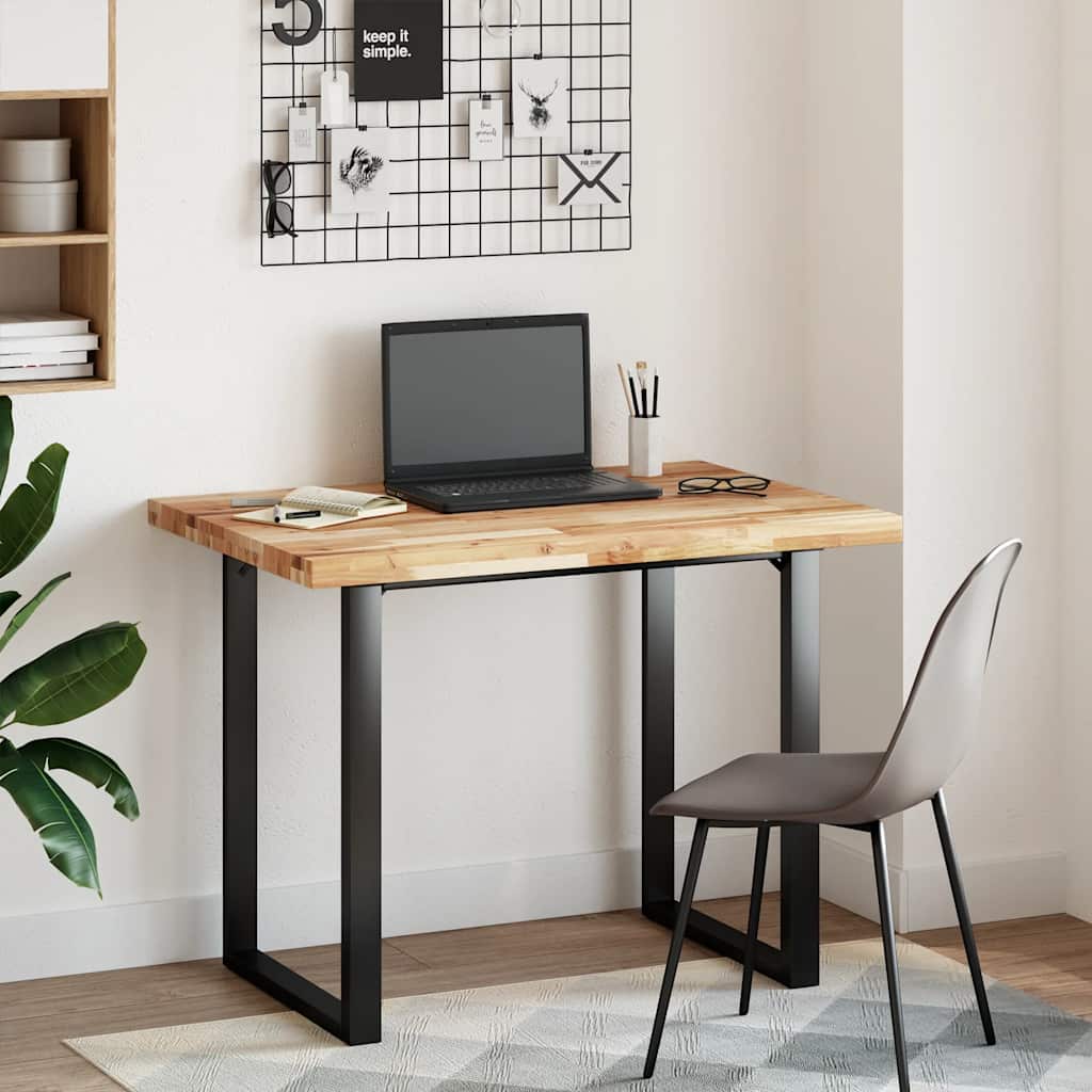 Tischplatte Rechteckig 60x50x2 cm Massivholz Akazie