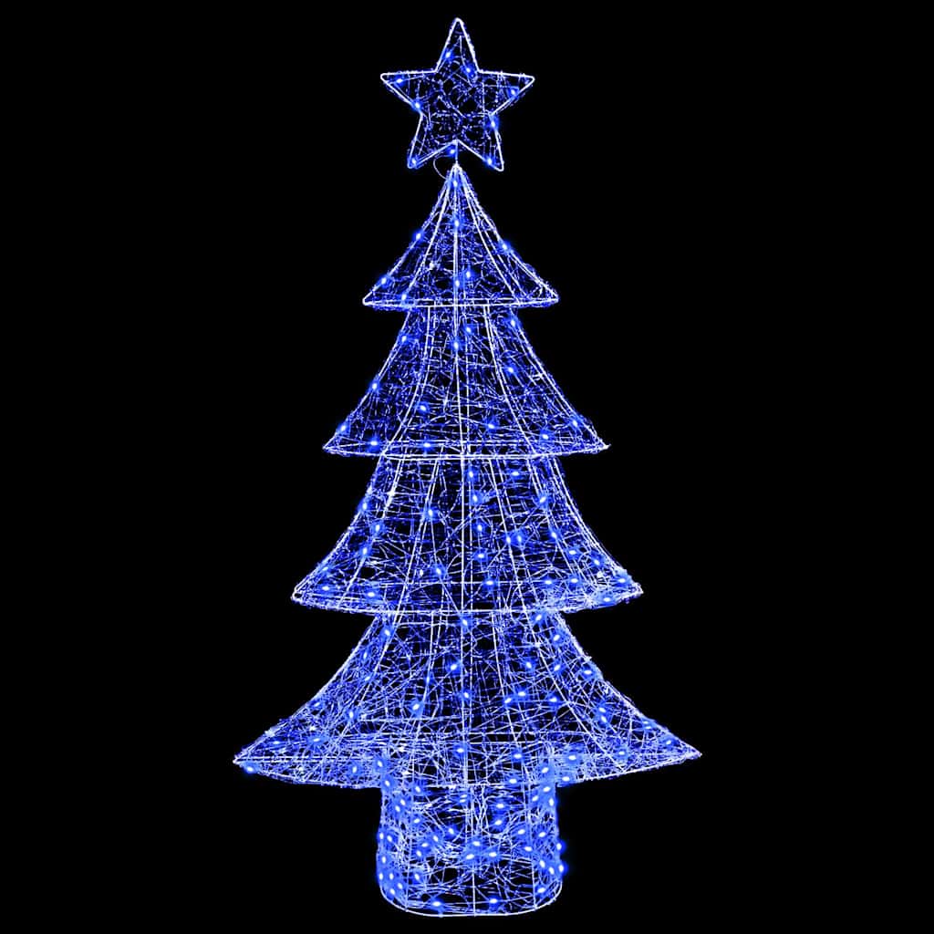 Weihnachtsbaum mit 100 LEDs Warmweiß 120 cm Acryl
