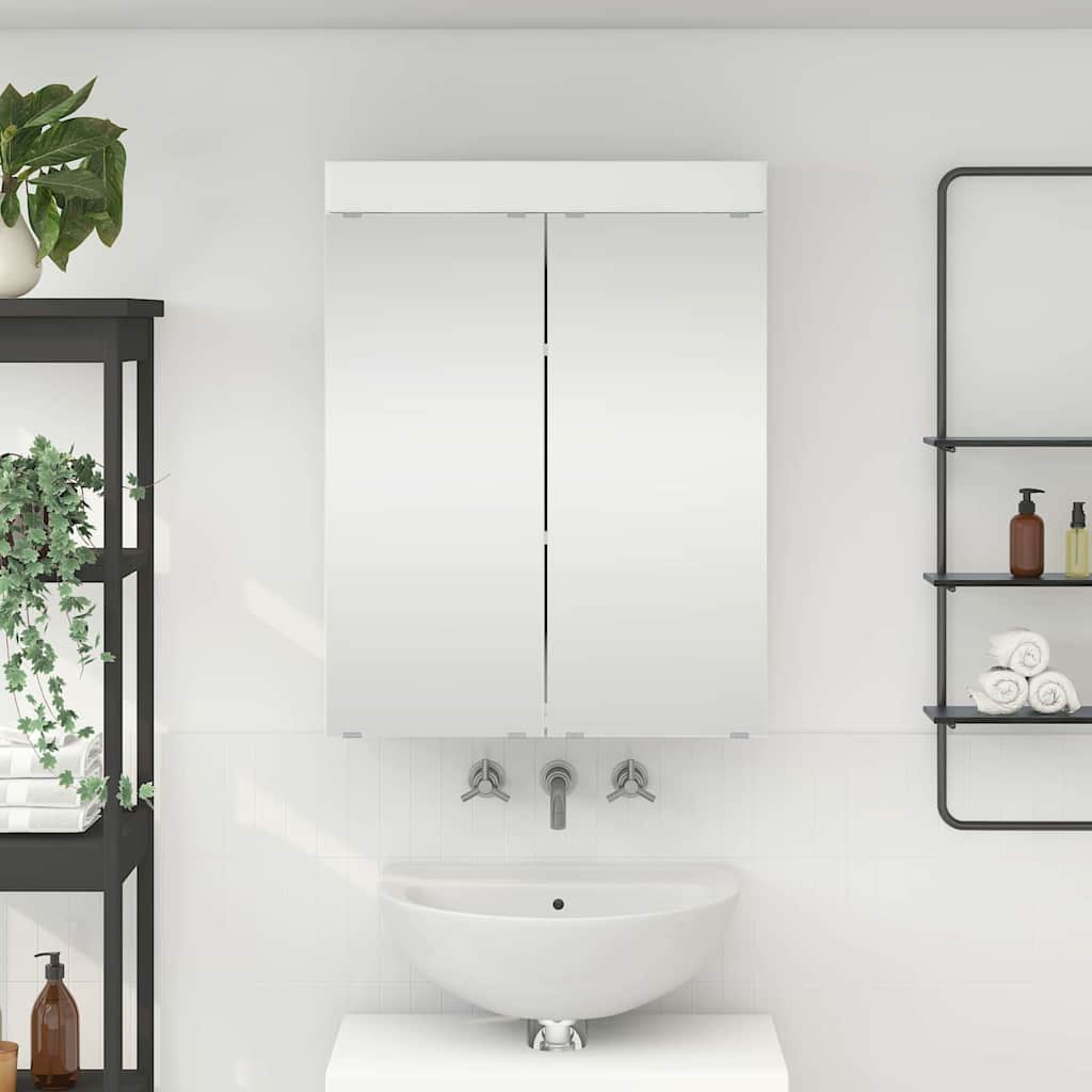 Badezimmermöbel-Set TULUM 2 pcs Weiß 60 x 34 x 63 cm