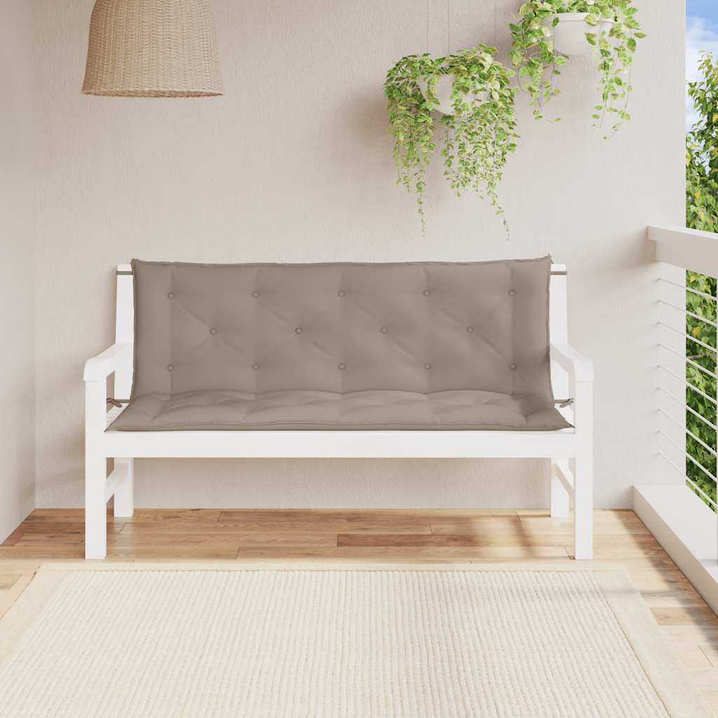 Gartenbank-Auflage Anthrazit 100x(50+50)x7 cm Oxford-Gewebe